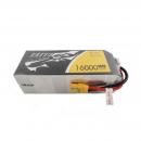 Gens Ace 16000mAh 22.2V 15C 6S1P TATTU Lipo Battery Pack with XT90-S plug